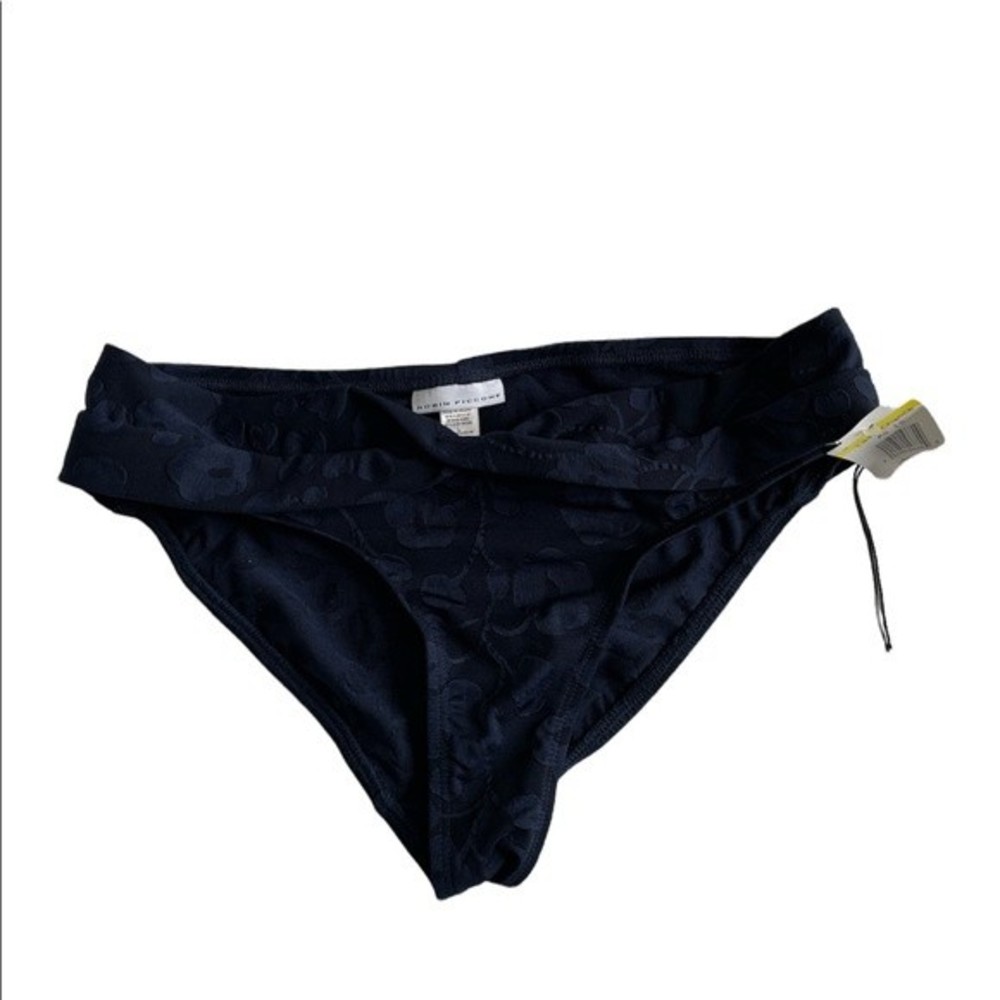 New! Robin Piccone Blue Flower Swim Bikini Bottoms